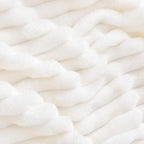 BEDELITE Fleece Blanket Queen Size – 3D Ribbed Jacquard Soft and Warm - Image 6