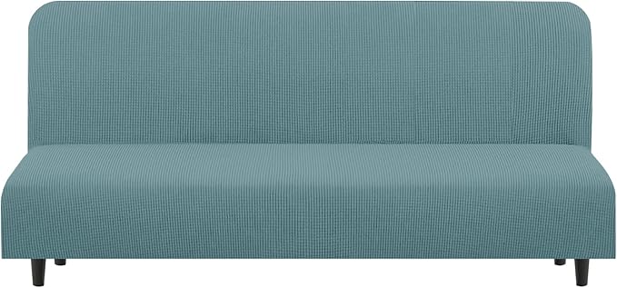U-NICE HOME Stretch Futon Cover Armless Bed Slipcover by U-NICEHOME