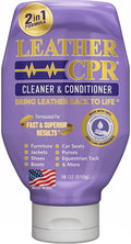 Leather CPR Cleaner and Conditioner 18oz. Bring Leather Back To Life on Furniture, Car Seats, Handbags, Jackets, Boots, Saddles, Purses & Shoes. Restores Shine, Softness & Color to Real Leather