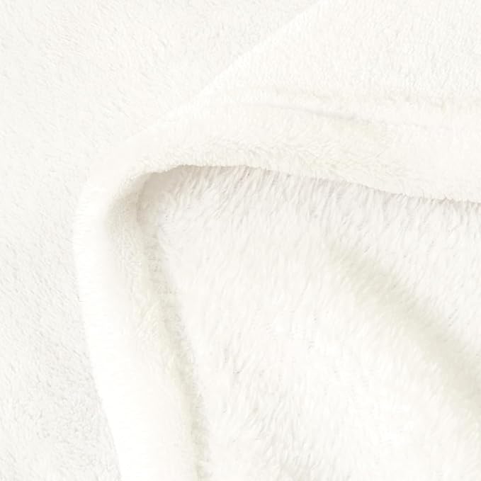 BEDELITE Fleece Blanket Cream Throw Blanket - Image 8