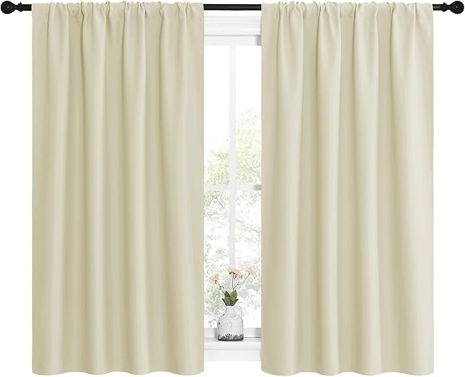 NICETOWN Kitchen Curtains, Short Blackout Curtains & Drapes, Home Decoration - Image 2
