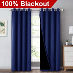 NICETOWN 100% Blackout Curtain Set, Thermal Insulated & Energy Efficiency - Image 2
