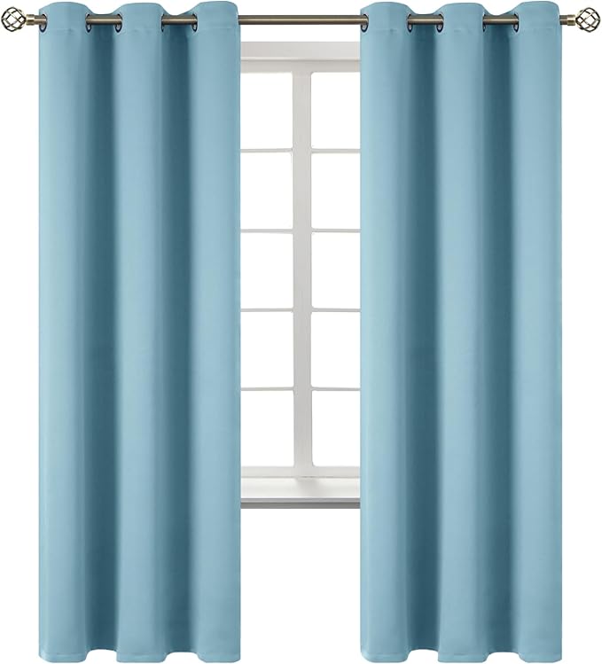 BGment Room Darkening Curtains 72 Inches Long by BGment