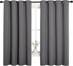 NICETOWN Grey Blackout Curtain Panels - Image 4
