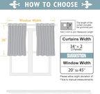ChrisDowa Small Window Curtains 36 inches Long - Image 5