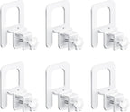 EMODA 6 PCS Mattress Stoppers to Prevent Sliding, Mattress Gripper, White