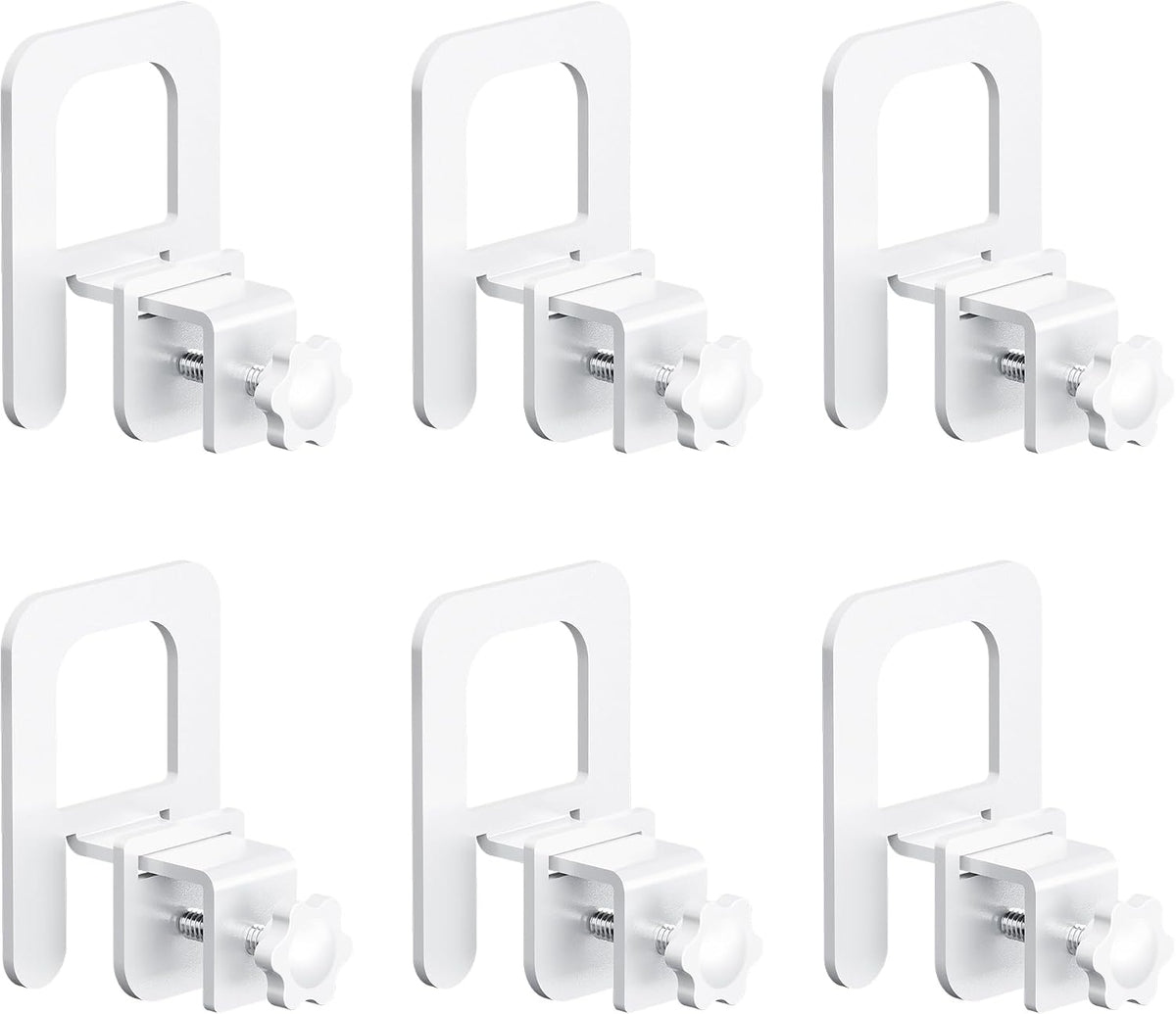 EMODA 6 PCS Mattress Stoppers to Prevent Sliding, Mattress Gripper, White