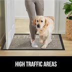 GORILLA GRIP 100% Waterproof All-Season WeatherMAX Doormat US Designed Natural - Image 6