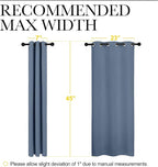 NICETOWN Thermal Insulated Curtains Blackout Draperies, Window Treatment Solid - Image 7