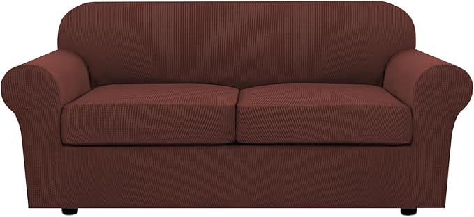 H.VERSAILTEX 3 Piece Stretch Sofa Covers by HVERSAILTEX