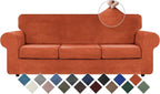 WEERRW 4 Pieces Velvet High Stretch Couch Covers by WEERRW