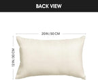 AVOIN colorlife Home Sweet Home Spring Summer Flowers Pink Throw Pillow Covers - Image 6