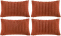 Fancy Homi 4 Packs Boho Burnt Orange Fall Decorative Throw Pillow Covers 16x24 by Fancy+Homi
