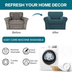 Turquoize 2 Piece Chair Covers Chair Slipcovers - Image 7