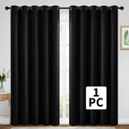 Yakamok Wide Thermal Blackout Patio Door Curtain Panel, Sliding Door Insulated - Image 2