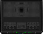 Emerson SmartSet Dual Alarm Clock Radio with AM/FM, Auto Time Setting, Sleep Timer, Snooze, 20 Presets, Easy-to-Read .9-inch Jade Green Dimmable LED Display, CKS1900