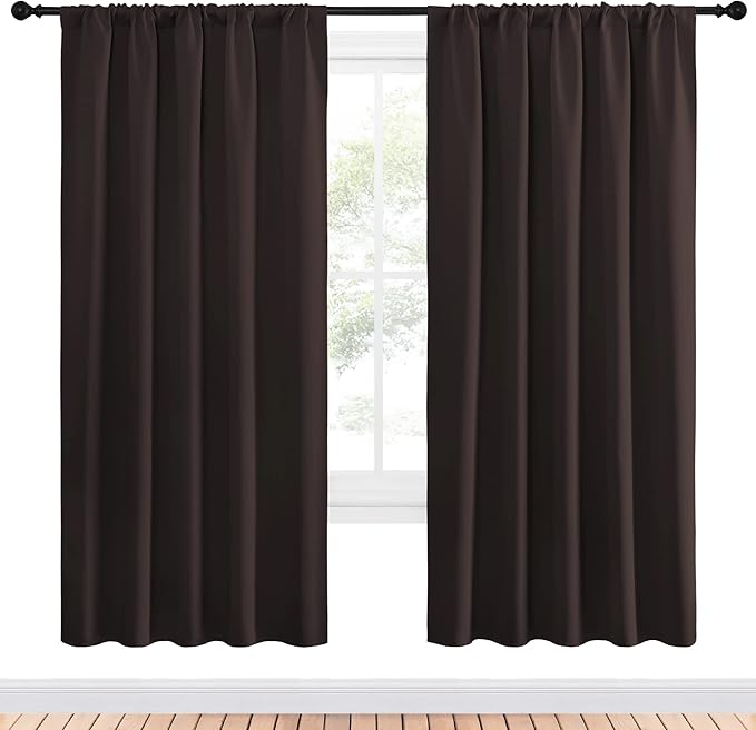 NICETOWN Blackout Curtain Panels 72 inches - Image 2