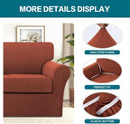 Turquoize 2 Piece Chair Covers Chair Slipcovers - Image 4