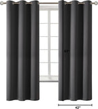 BGment Dark Grey Blackout Curtains - Image 9