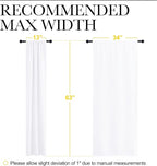 NICETOWN White Curtains for Bedroom, Short Curtains & Draperies for Small Window - Image 7