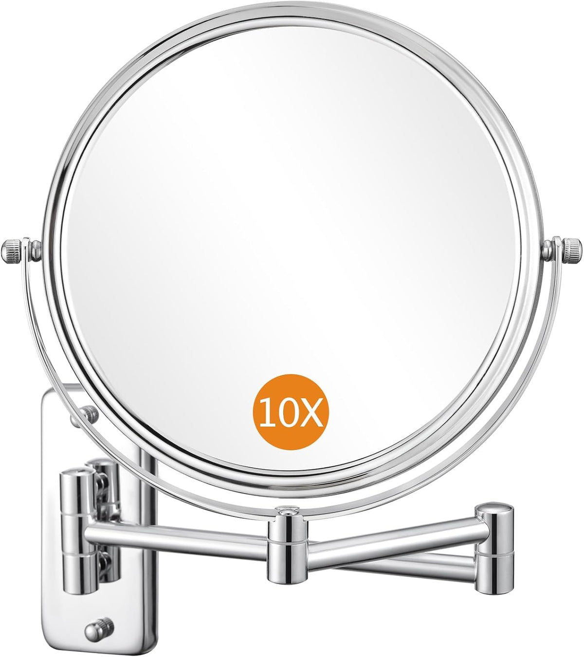 1X/30X Wall Mounted Makeup Mirror, 8 Inch Double-Sided Magnifying Mirror