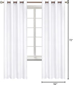BGment Room Darkening Curtains 72 Inches Long - Image 9