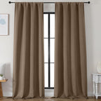 Simplebrand Brown Blackout Curtains by Simplebrand