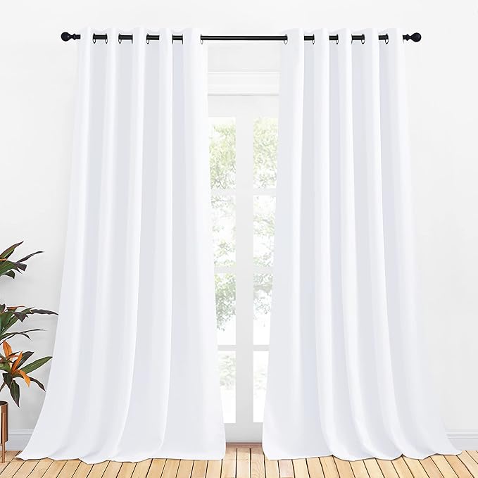 NICETOWN 50% Light Blocking Curtain Panels by NICETOWN