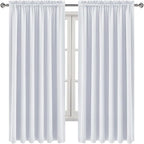 DWCN White Curtains for Living Room Thermal Insulated, Energy Saving & Noise - Image 9