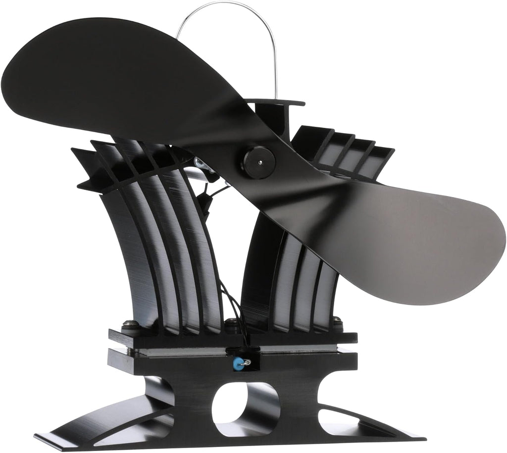 Ecofan BelAir Heat Powered Stove Fan - Powerful Design, Low Start Temperature Technology, Perfect for Gas, Pellet & Soapstone Stoves, 140 CFM - Circulates Warm Air Efficiently & Reduces Fuel Cost