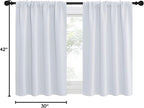 NICETOWN Greyish White Window Curtain Panels, RV Bunk Curtains, Thermal - Image 10