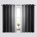 Yakamok Room Darkening Ombre Curtains 63 Inch Length, Light Blocking Grommet by Yakamok