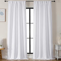 Simplebrand Ava Pure White Curtains by Simplebrand