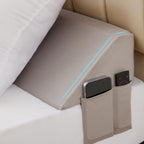 King Bed Wedge Pillow for Headboard, Fill The Gap (0-7")