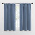 NICETOWN Kitchen Curtains, Short Blackout Curtains & Drapes, Small Window Rod by NICETOWN