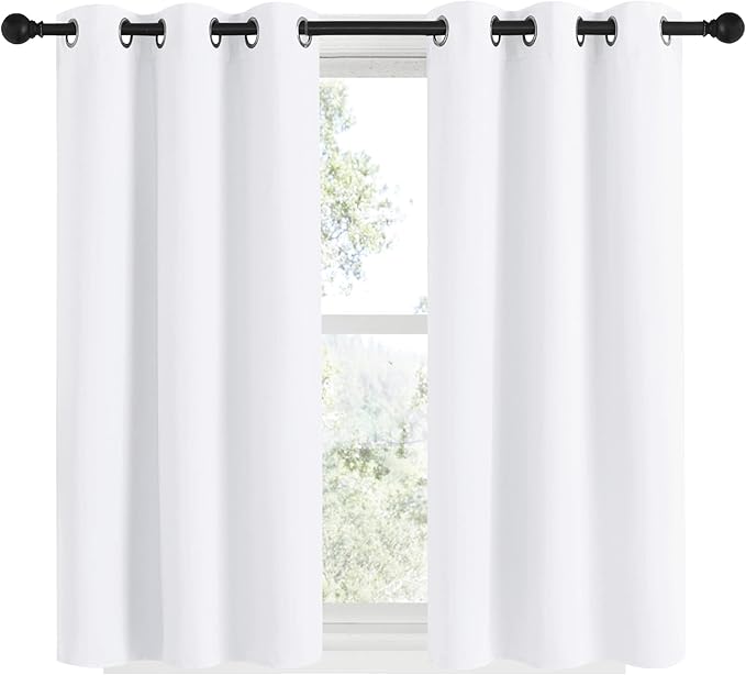 NICETOWN Draperies Curtains Panels, Blocking Out 50% Sunlight Window Treatment - Image 2