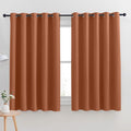 NICETOWN Thermal Insulated Burnt Orange Blackout Curtains by NICETOWN