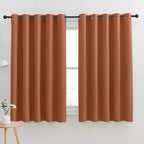 NICETOWN Thermal Insulated Burnt Orange Blackout Curtains by NICETOWN