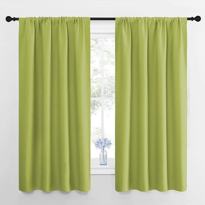 NICETOWN Green Blackout Draperies Curtains by NICETOWN