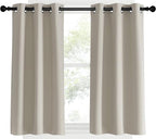 NICETOWN Room Darkening Short Curtain Panels - Image 2