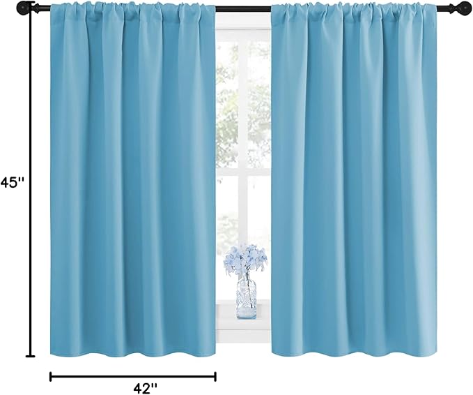 NICETOWN Kitchen Window Blackout Curtain Panels - Image 10
