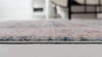 Unique Loom Noble Collection Country, Traditional, Distressed, Vintage, Botanical, Border Area Rug (2' 2 x 3' 0 Rectangular, Blue/Beige)