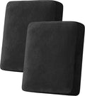 H.VERSAILTEX Velvet Stretch Couch Cushion Cover Plush Cushion Slipcover by HVERSAILTEX