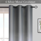 SimpleHome Ombre Room Darkening Curtains 63 inch Long - Image 2