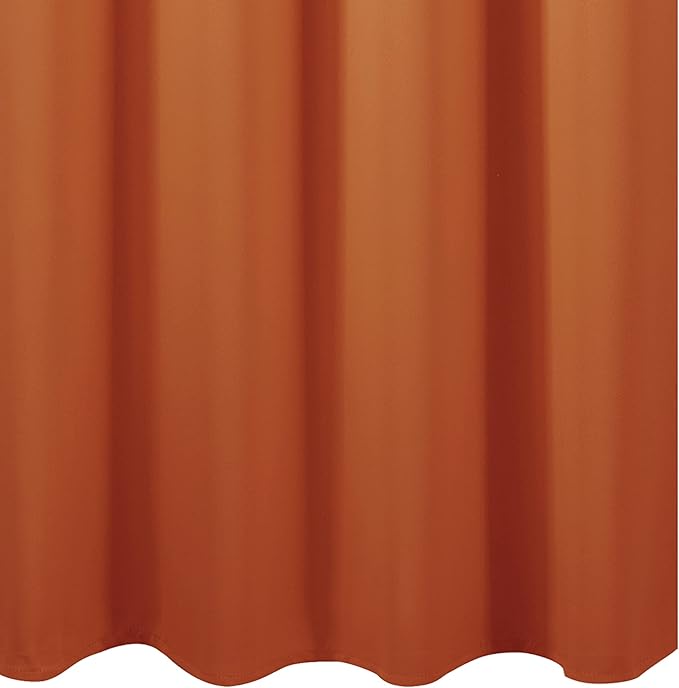 LEMOMO Blackout Curtains 52 x 95 inch/Orange Curtains Set of 2 Panels/Thermal - Image 8