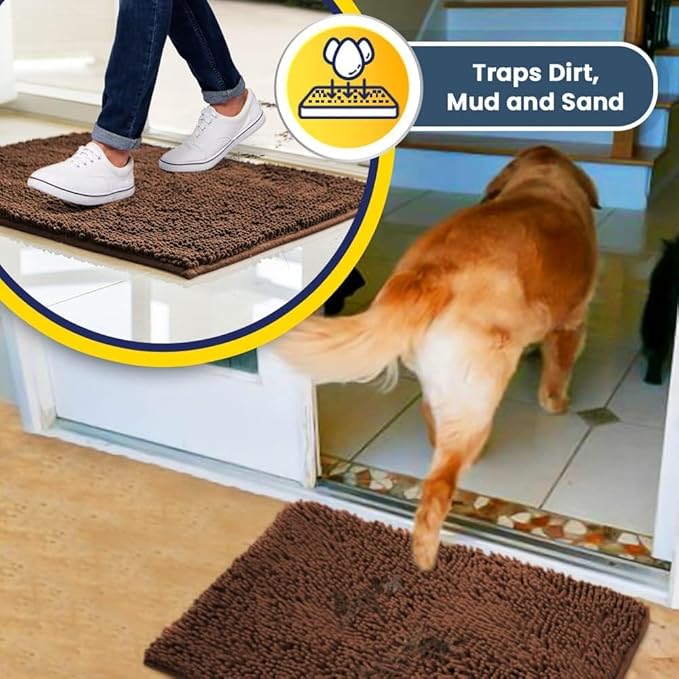 Muddy Mat® | Super Absorbent Door Mat Indoor, Microfiber Quick Dry Chenille - Image 5