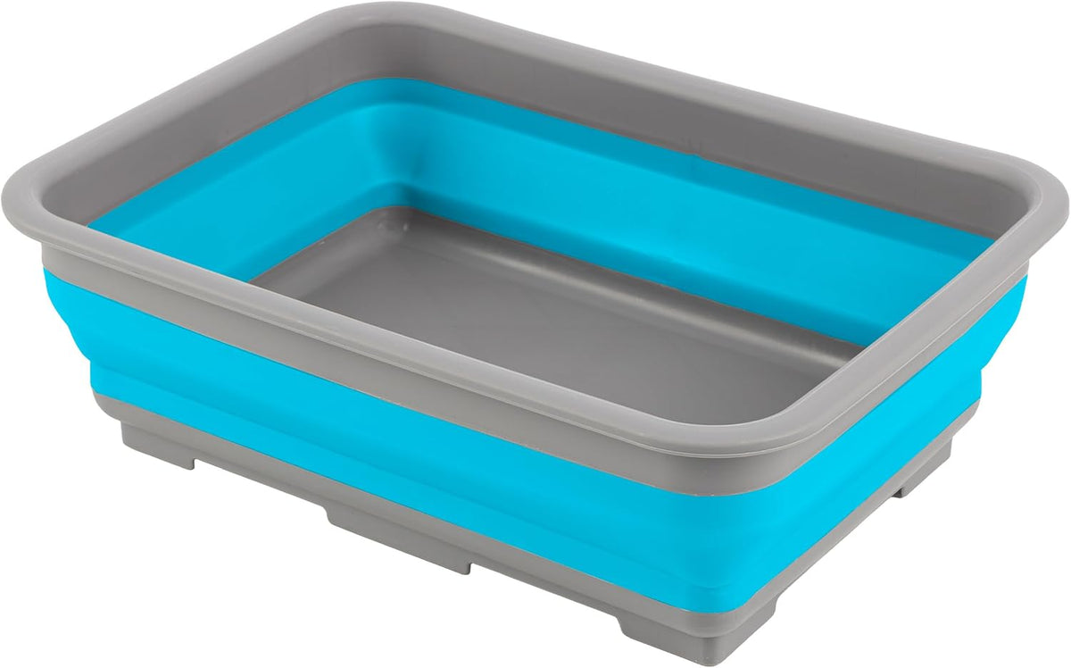 Wakeman Collapsible Bucket for Cleaning Supplies, Blue, 7.27L