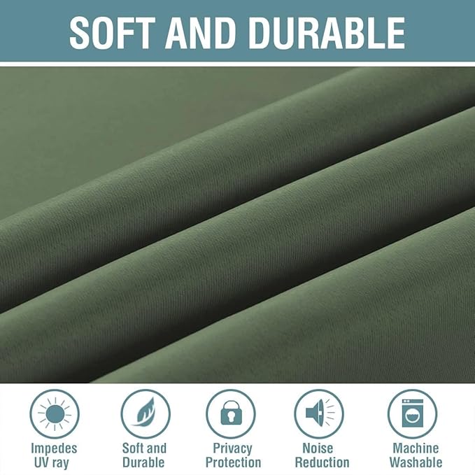 H.VERSAILTEX Green Blackout Curtain - Image 4