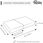 Easy-Going Stretch Individual Loveseat Couch Cushion Cover Sofa Cushion - Image 3