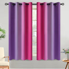 Yakamok Ombre Purple and Pink Curtains by Yakamok